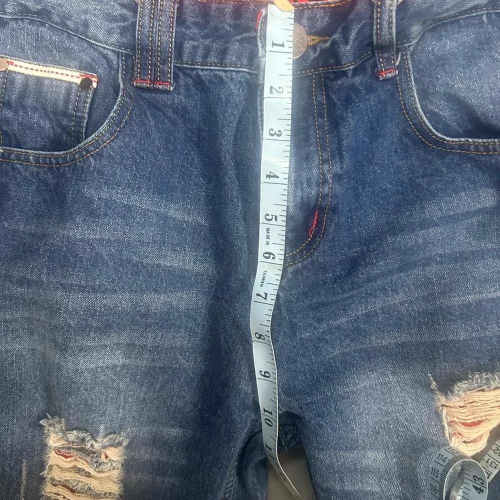 Men's Nitagut Distressed Blue Jeans